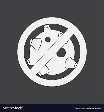 White icon on black background no satellites vector image