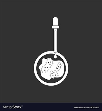 White icon on black background pipette and vector image