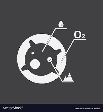 White icon on black background satellite and vector image