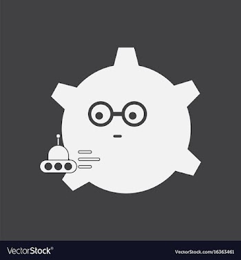 White icon on black background satellite and vector image