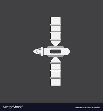 White icon on black background space satellite vector image