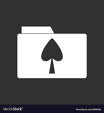 White icon on black background spade symbol on vector image