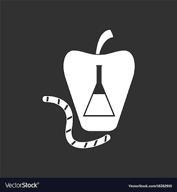 White icon on black background test-tube apple vector image