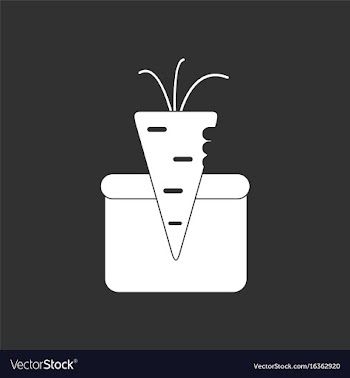 White icon on black background turnip in soil vector image