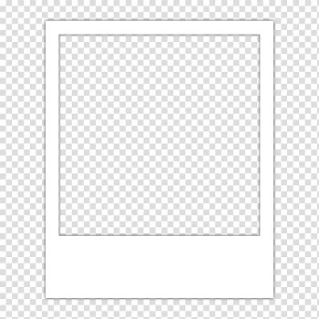 White instant frame, Frames Polaroid Corporation Drawing, polaroid transparent background PNG clipart