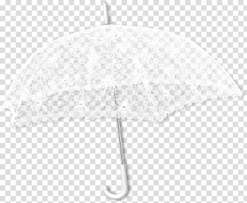 White lace umbrella illustration, Umbrella White Black Pattern, White lace parasol transparent background PNG clipart