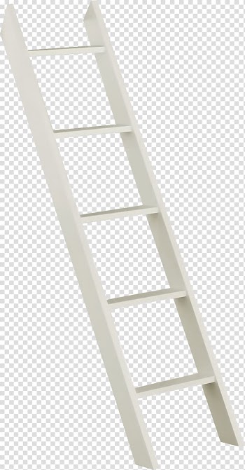 White ladder illustration, Ladder Stairs, White Ladder transparent background PNG clipart