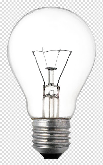 White light bulb, Incandescent light bulb Lighting Fluorescent lamp, Light Bulb transparent background PNG clipart