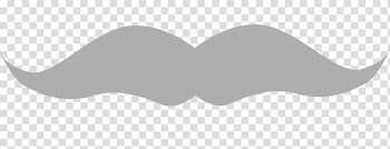 White Line Moustache , line transparent background PNG clipart