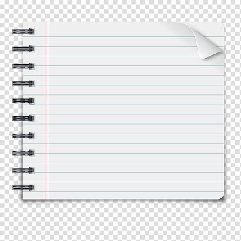 White line paper , Paper Notebook, Notebook transparent background PNG clipart