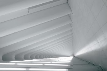 White Linear Angled Architecture