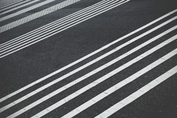 White Lines On Asphalt