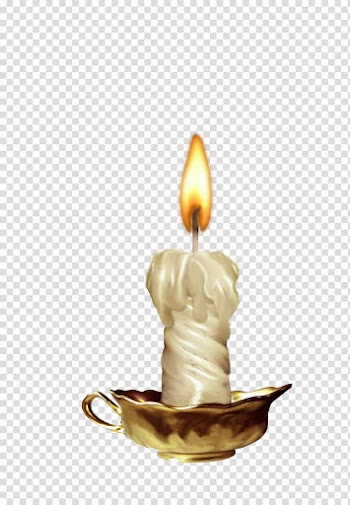 White lit candle, Candle Light , Burning candles transparent background PNG clipart