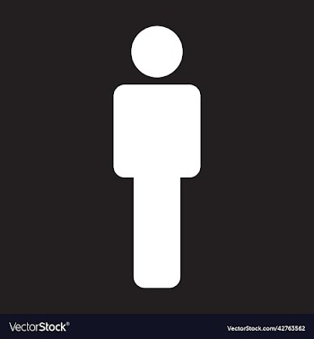 white man solid icon