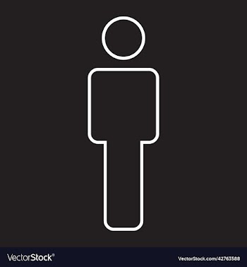 white man solid icon