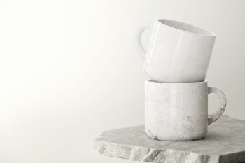 White marble mug, kitchen utensil | Free Photo - rawpixel