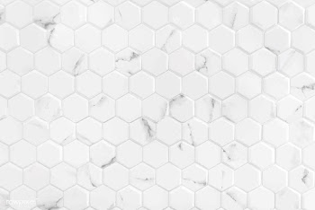 White marble wall with hexagon pattern vector | Free stock vector - 539694