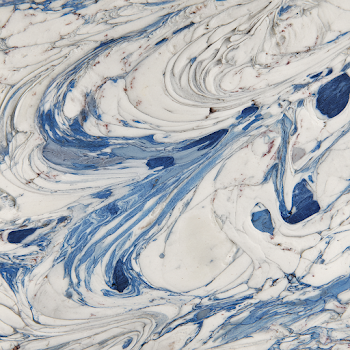 White Marble with Blue Veins