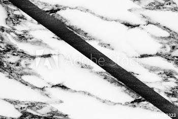 White marbled stone surface