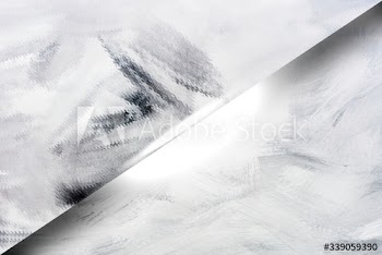 White marbled stone surface
