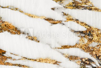 White marbled stone surface