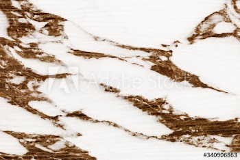 White marbled stone surface