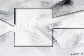 White marbled stone surface