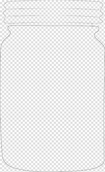 White Material Pattern, line drawing jar transparent background PNG clipart