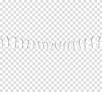 White Material Pattern, White picket fence transparent background PNG clipart