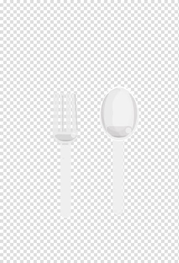 White Material Pattern, white tableware spoon fork transparent background PNG clipart