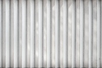 white metal pavement