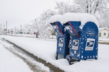 White Metal Trash Bins