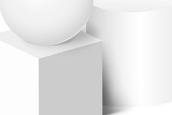 White minimal background, 3D geometric | Free Photo - rawpixel