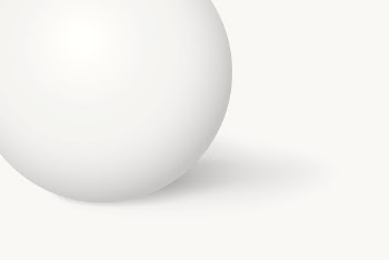 White minimal background, 3D sphere, | Free PSD - rawpixel
