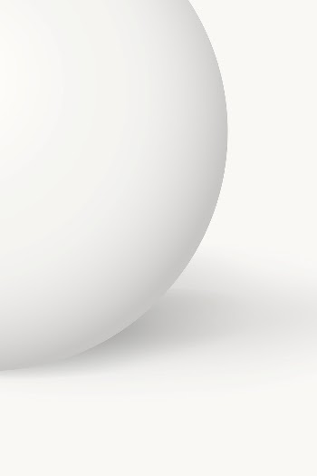 White minimal background, 3D sphere, | Free Vector - rawpixel
