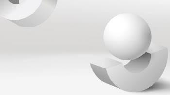White minimal desktop wallpaper, 3D | Free Vector - rawpixel