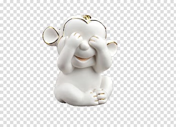 White Monkey transparent background PNG clipart