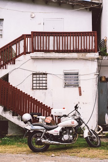 White Motorcycle
