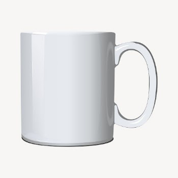 White mug clipart, object illustration. | Free Photo - rawpixel
