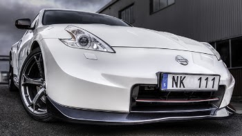 White Nissan Fairlady 370z Digital Wallpaper