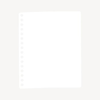 White note paper clipart vector | Free Vector - rawpixel