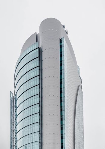 white painted building