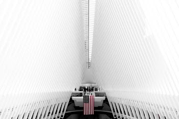 white painted building interior