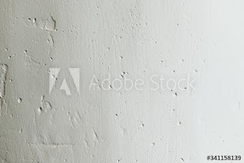 White painted wall