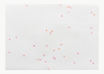 White paper decorated with small hearts textured background | Free  transparent png - 2351934