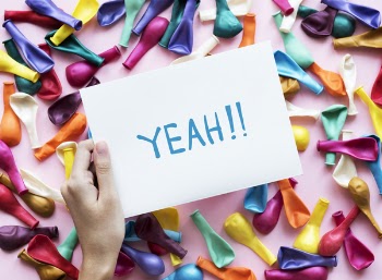 White Paper With Yeah Signage