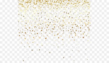 White Pattern - Gold stars falling 