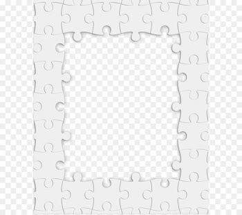 White Pattern - Jigsaw template 