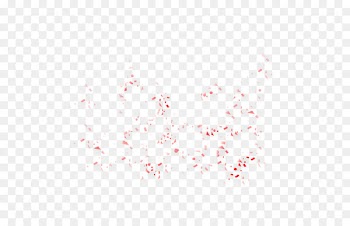 White Pattern - Red confetti 