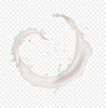 White Pattern - White milk splash without picking material pictures 